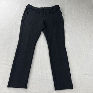 NYDJ Not Your Daughters Crop Pants Womens 8 Gray Straight Leg Slimming‎ Trousers